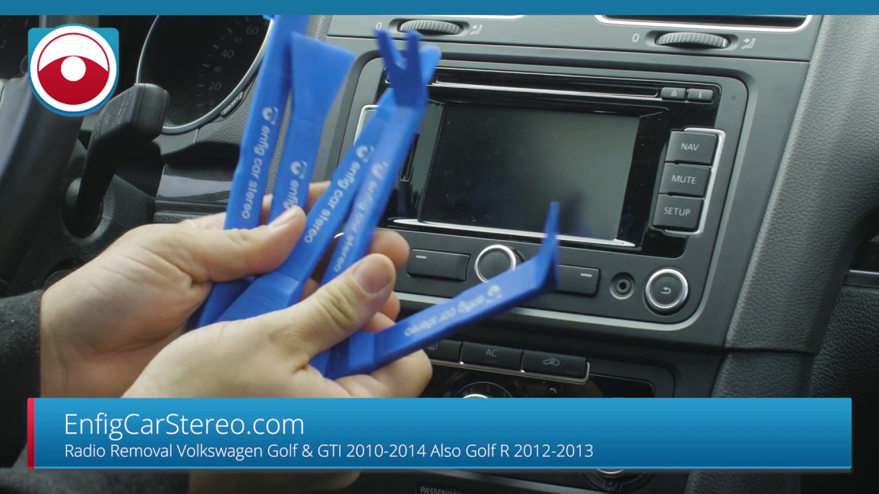 Golf GTI Golf R  2010-2014 Radio Removal
