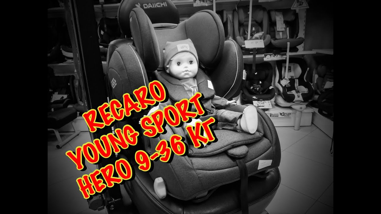 🔴ОБЗОР НА АВТОКРЕСЛО 🔥🔥🔥RECARO YOUNG SPORT HERO 9-36 КГ🔥🔥🔥
