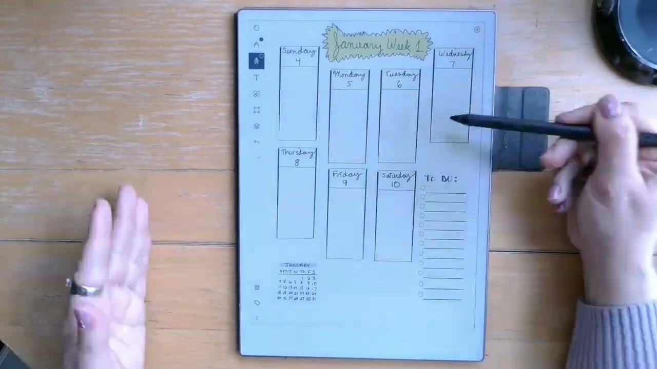 Hand-Draw Your 2026 Bullet Journal on reMarkable! (Reusable Templates)