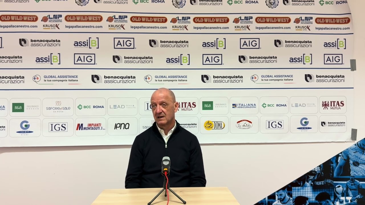 Sala Stampa Giornata 24 - Coach Gramenzi su Benacquista Latina G. Contractor Jesi 1 febbraio 2026