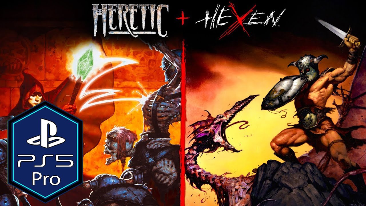 Heretic + Hexen PS5 Pro Gameplay [120fps]