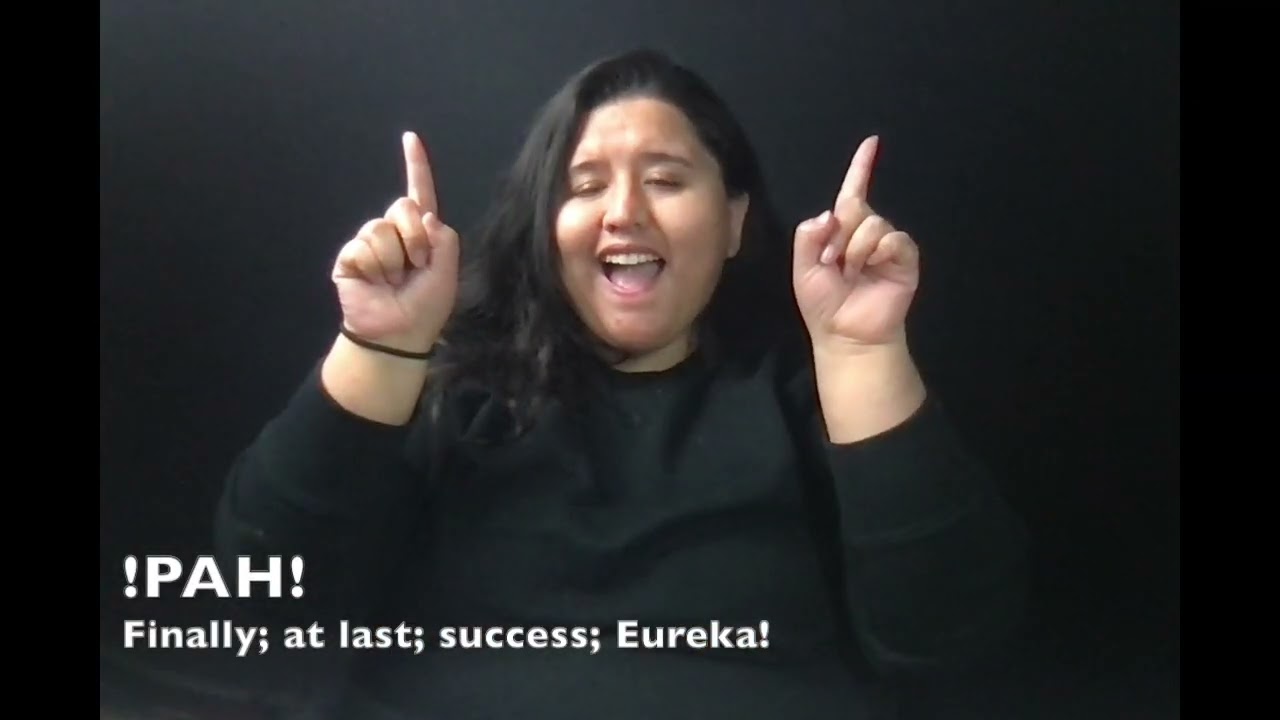 Idioms, Slangs, & Signs without Direct English Translation ASL Vocabulary Words Video