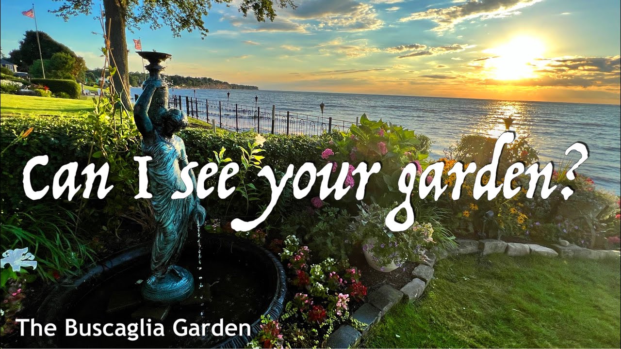 The supreme beauty of their private lakeshore garden