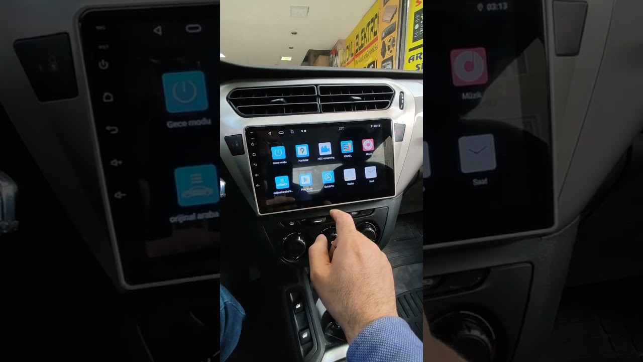 Citroen C Elysee Carplay Android Multimedya Ve Geri Görüş Kamerası Yaptık