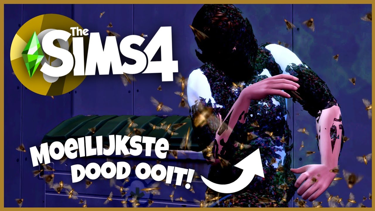HIJ GAAT DOOD DOOR VLIEGEN! (met een beetje hulp van mij) - Ecologisch Leven (Sims 4) - Part 4