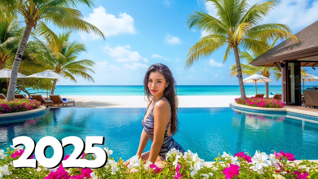Summer Relaxing Vibes 2025 🍹 Chill Tropical Deep House Mix | Wave Beats