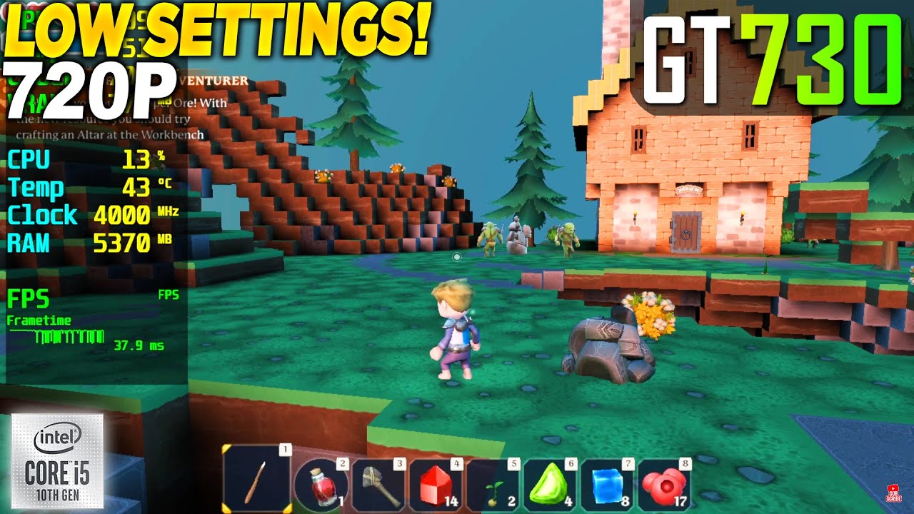 Portal Knights GT 730 - 720p Low,