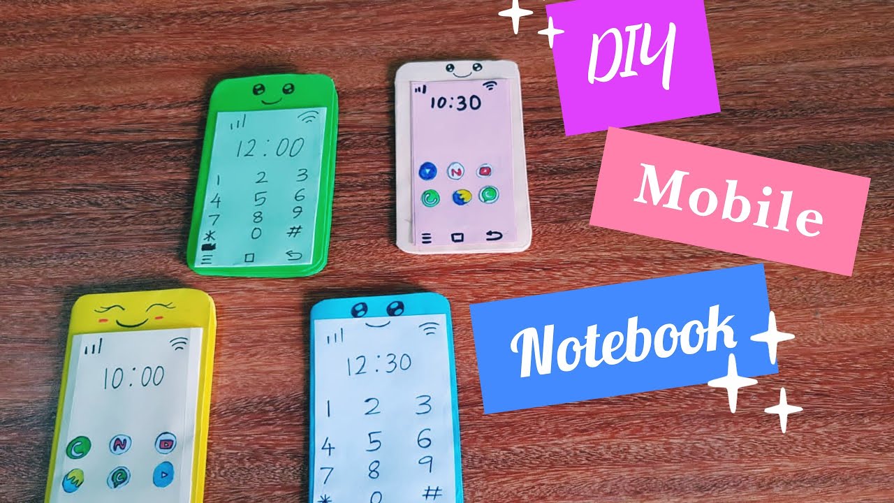 How to make a Mobile Notebook |DIY Notebook|DIY Mobile |Origami Tutorial|Rimsha art and craft|
