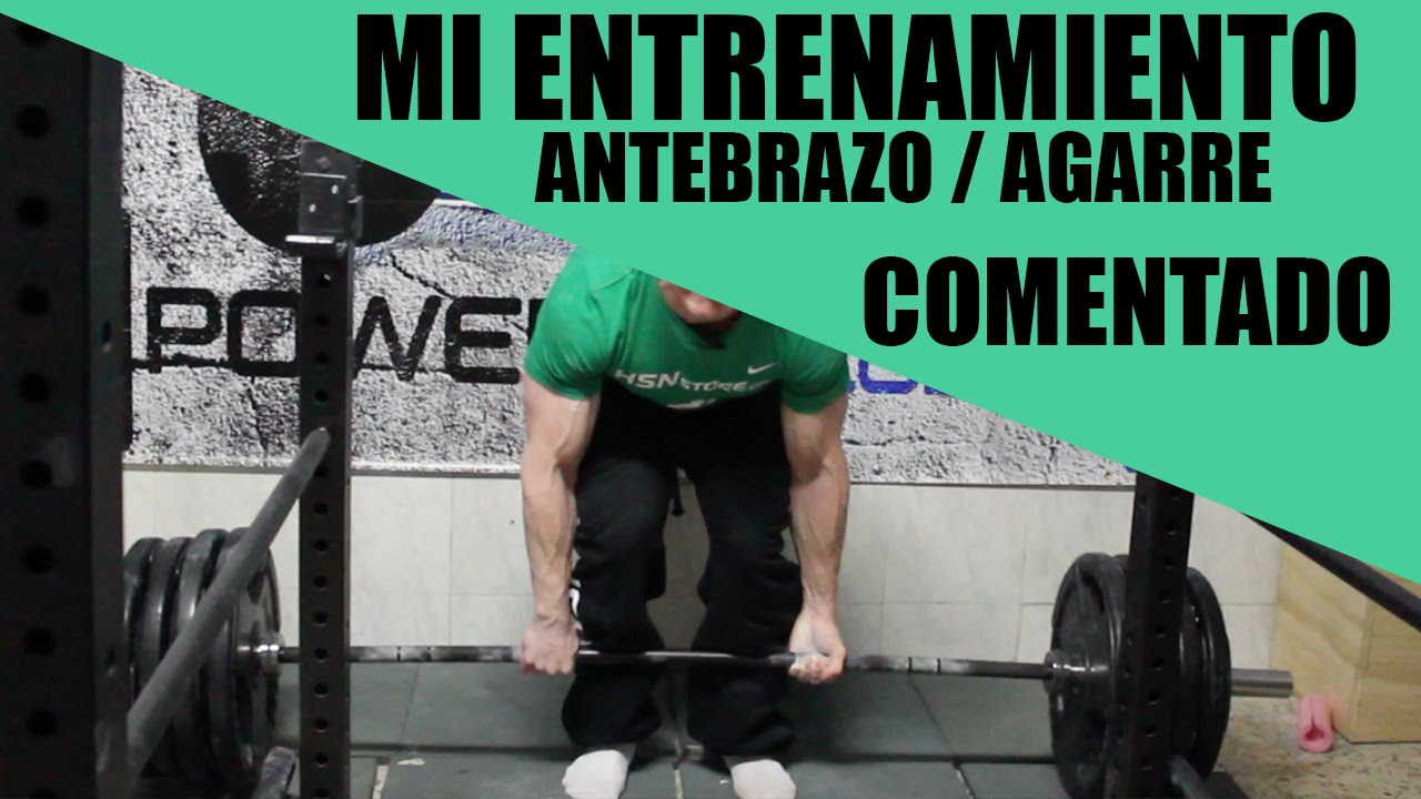 MI ENTRENAMIENTO DE ANTEBRAZO Y AGARRE CON PESO MUERTO