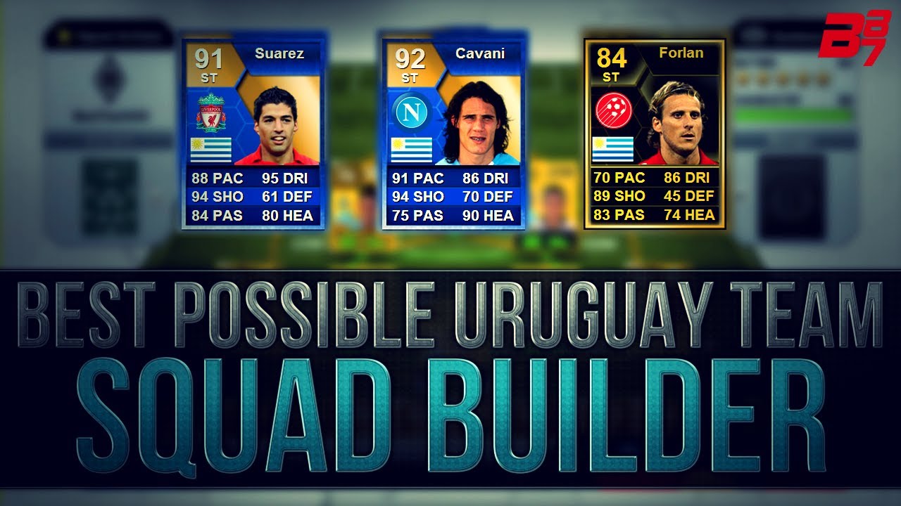 BEST POSSIBLE URUGUAY TEAM! w/TOTS CAVANI | FIFA 13 Ultimate Team Squad Builder