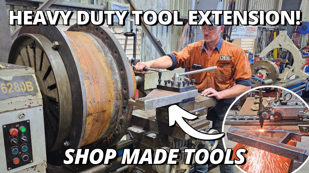 Making & Testing HEAVY DUTY Tool Extension for BIG D11 Hub! | Shop Made Tools