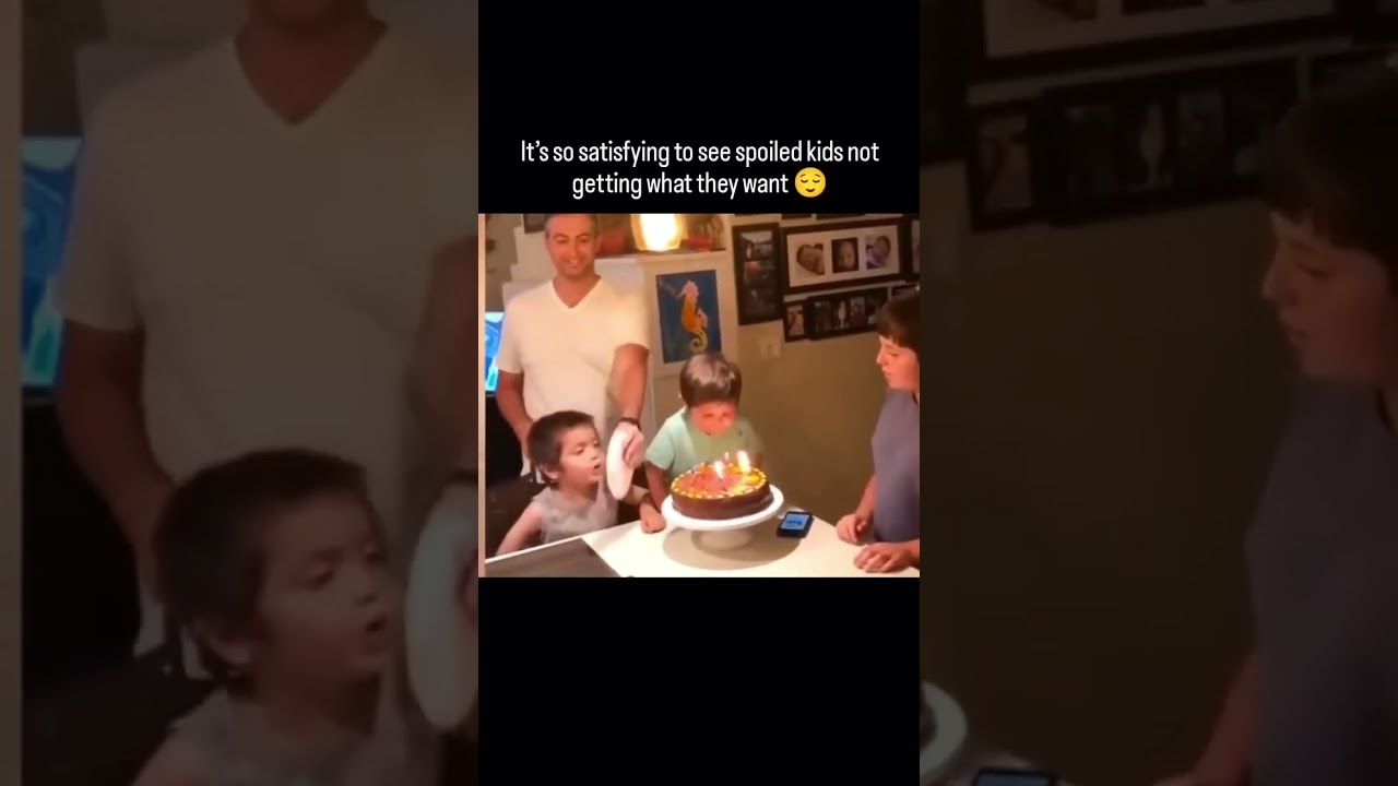 It's so satisfying to see spoiled kids not getting what they want