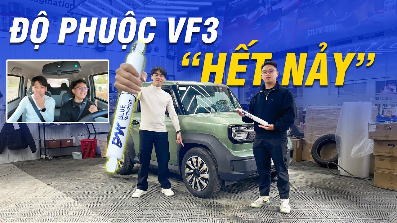 Độ phuộc PNK cho VinFast VF 3: ĐỘ XONG CHẠY KHÁC HẲN! | Dubai Care