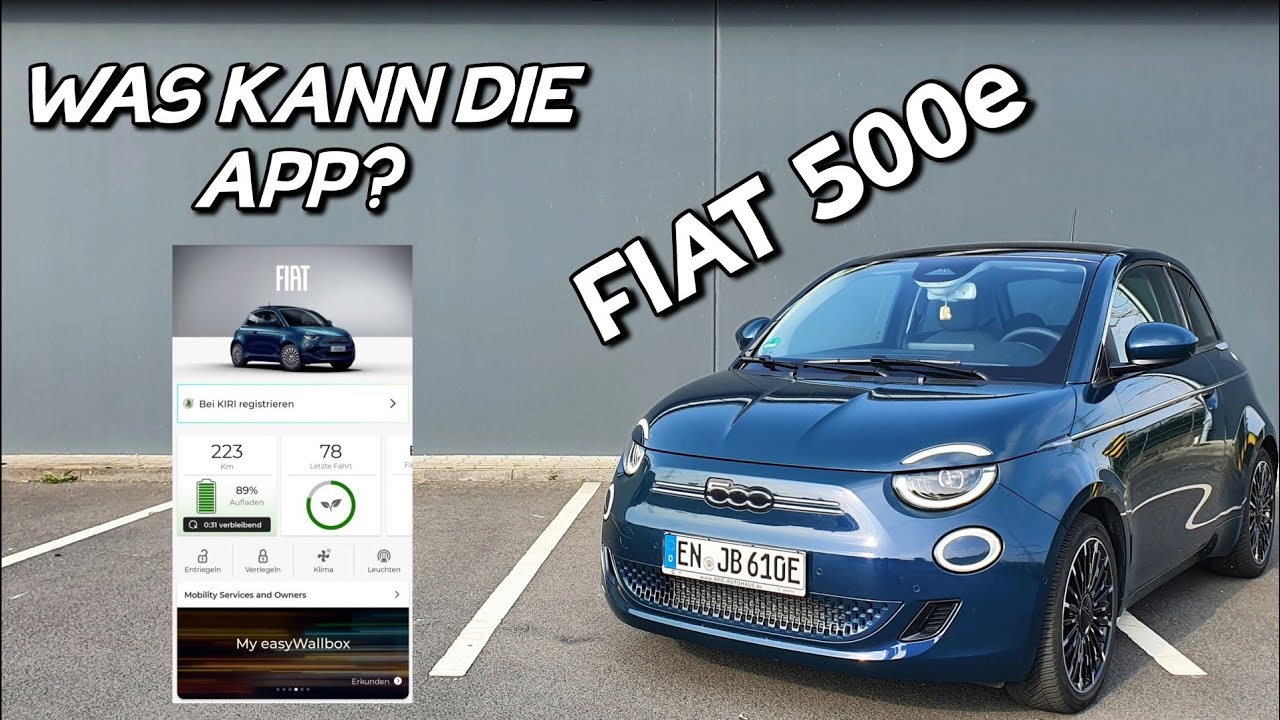 Wie gut ist die App vom Fiat 500e. Elektroauto Besitzer Erfahrung! #fiat #elektroauto #emobility