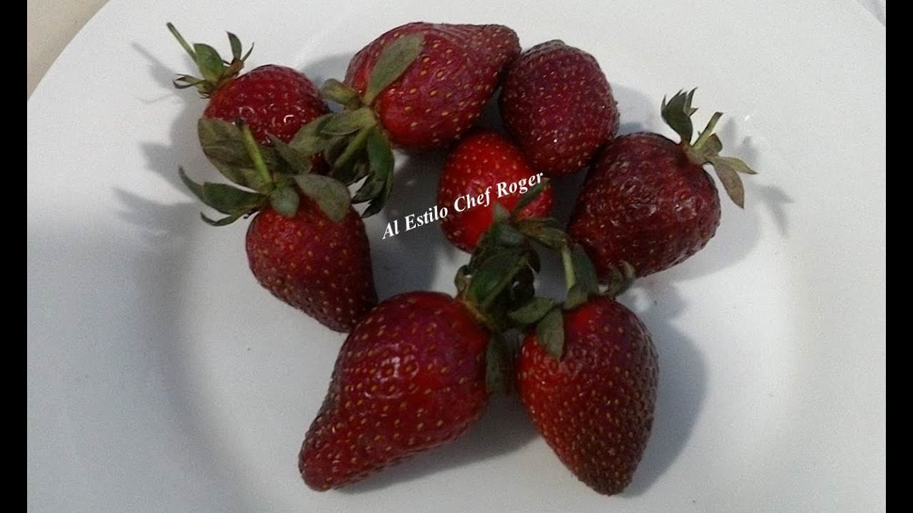 Truco para tener fresas limpias, Escuela de cocina # 44