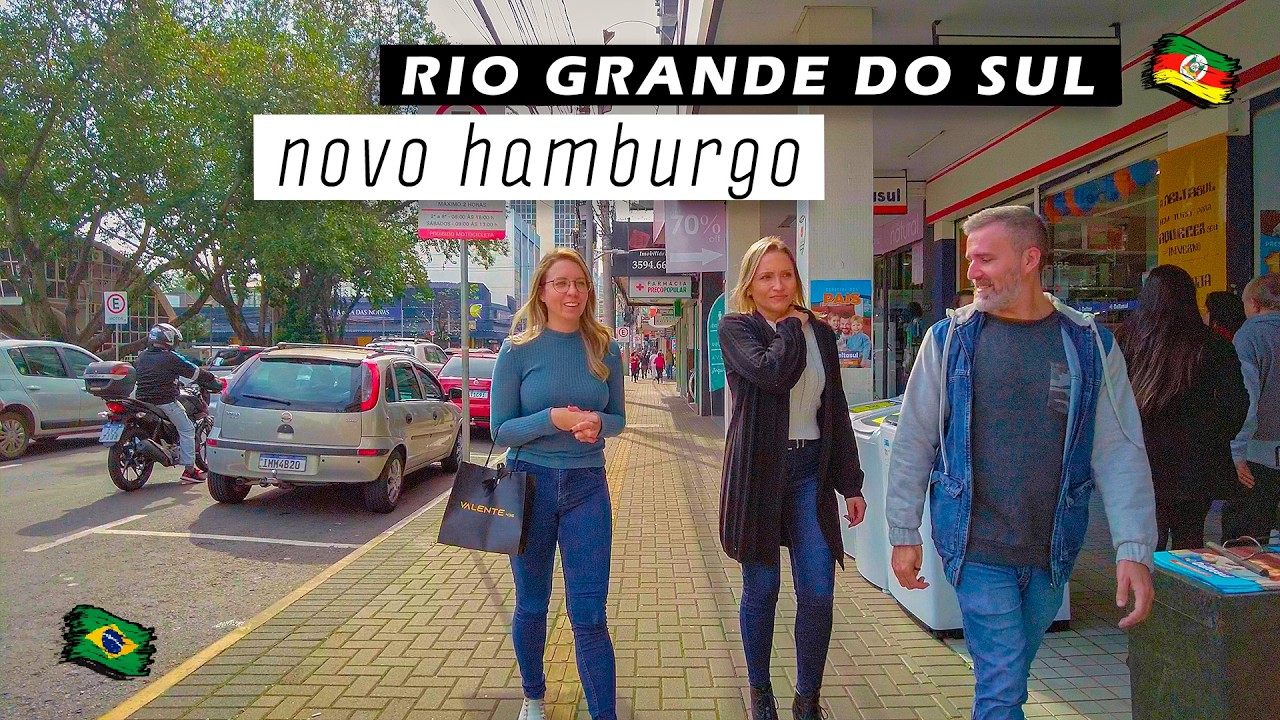 Walking in NOVO HAMBURGO 🇧🇷 Brazil — Rio Grande do Sul 【 4K UHD 】