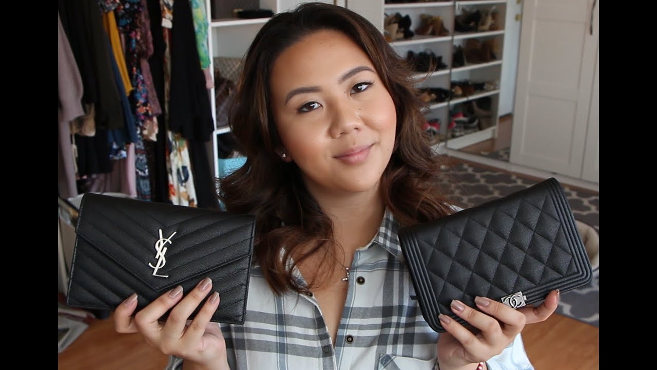 CHANEL Wallet On Chain против YSL Wallet On Chain | DreDreDoesMakeup