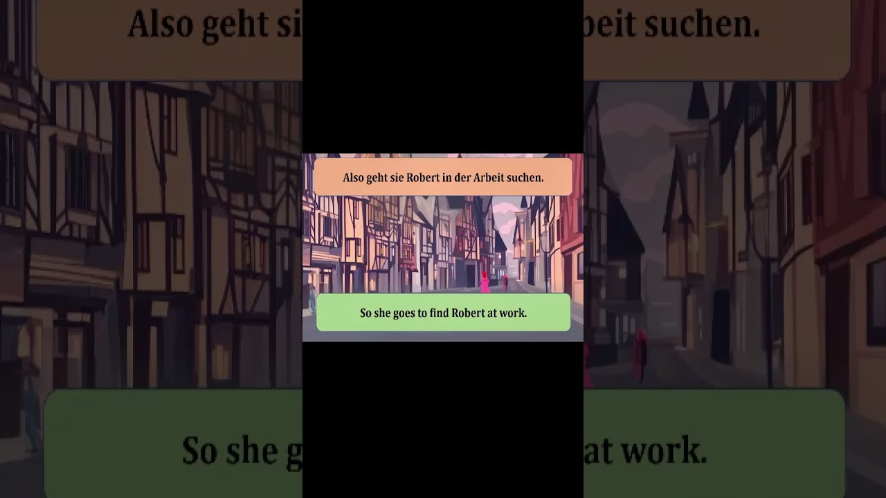 German Stories A1 | Story for beginners | Die &Uuml;berraschung - Chapter 2 - #shorts