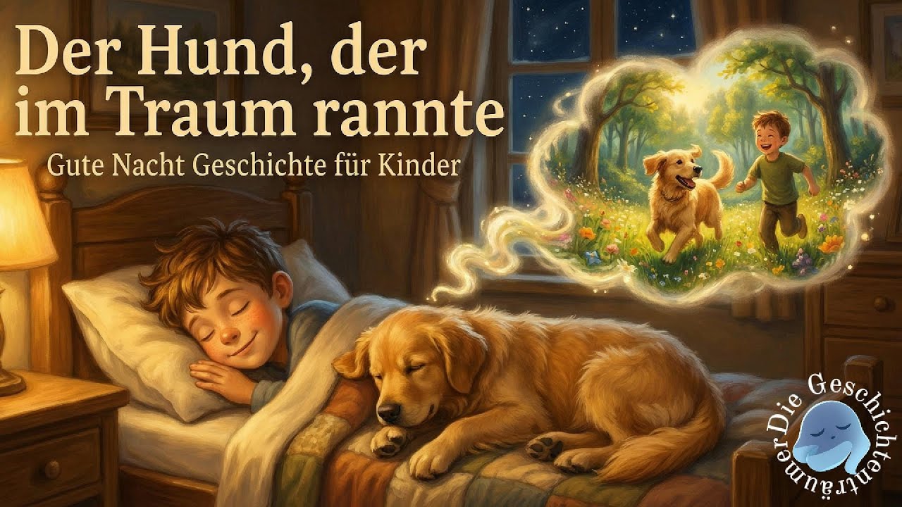 Der Hund, der im Traum rannte &ndash; Gute Nacht Geschichte f&uuml;r Kinder