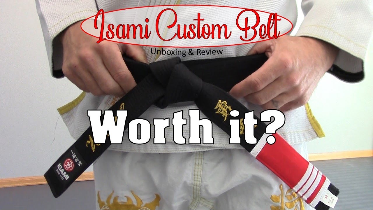 Custom Isami Martial Arts Belt unboxing & review