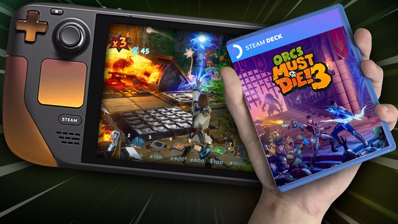 STEAM DECK ft. Orcs Must Die! 3