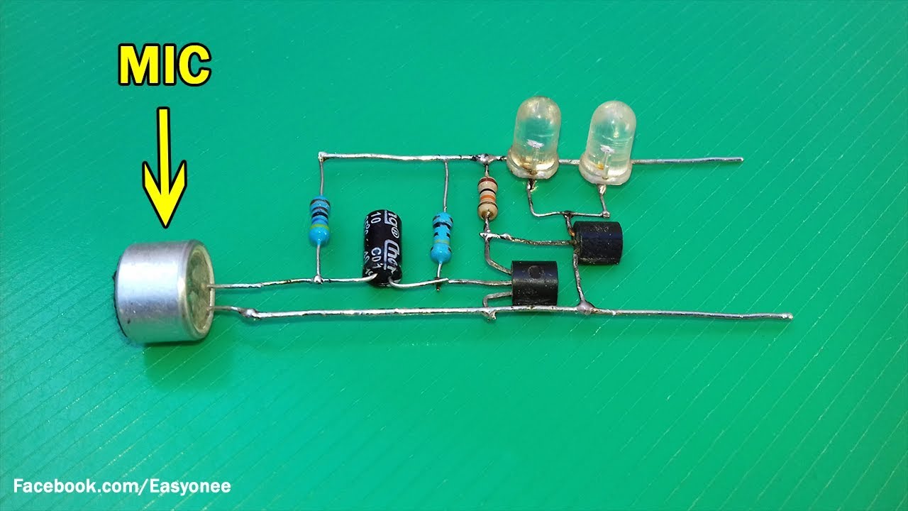 How to make music reactive lights  at home using microphone | DIY