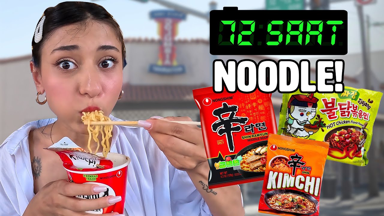 3 GÜN BOYUNCA SADECE NOODLE YEDİM! | Hastanelik Oldum... 🤮