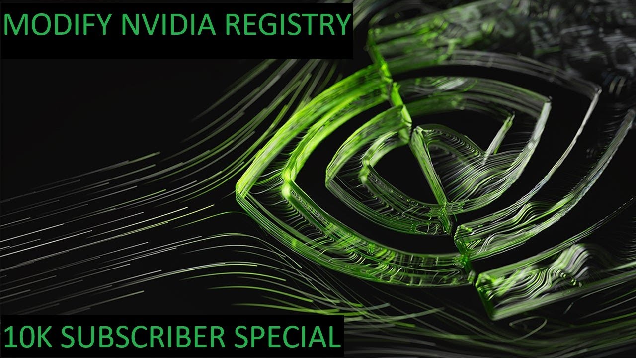 КАК ИЗМЕНИТЬ РЕЕСТР NVIDIA!