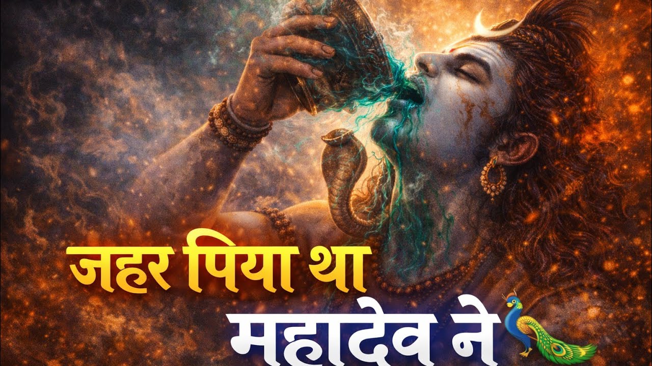 🔱 जहर पिया था महादेव ने  | 🔥  फिर भी मुस्कुराए भोलेनाथ | Heart Touching Bhajan ✨
