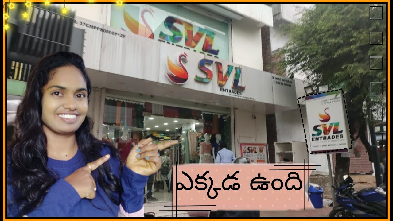 Svl shop ఎక్కడకి change chesaru | whole best price  saree and matchings in vizag #navathasvlogs