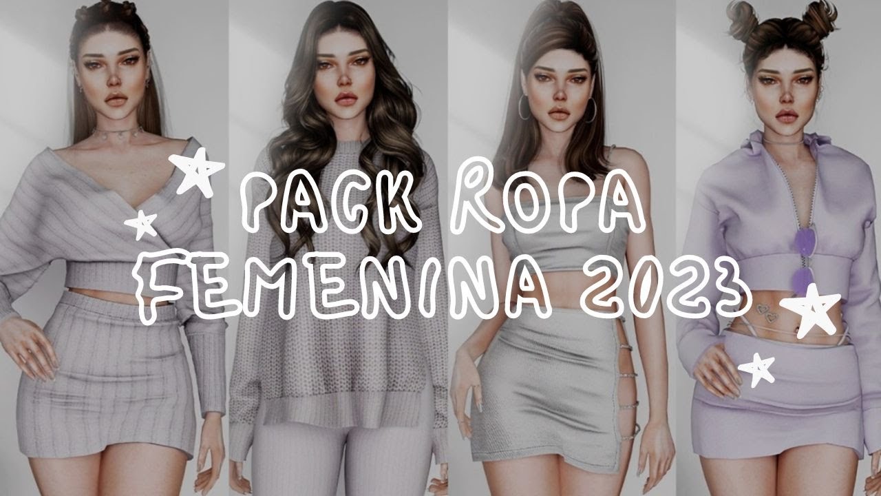 PACK DE ROPA FEMENINA PARA SIMS 4 ¡SUPER HERMOSA Y FUNCIONAL! | 2023