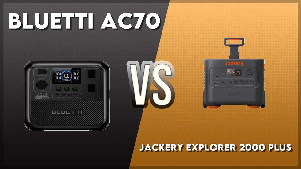 Bluetti AC70 vs Jackery Explorer 2000 Plus Technical Comparison