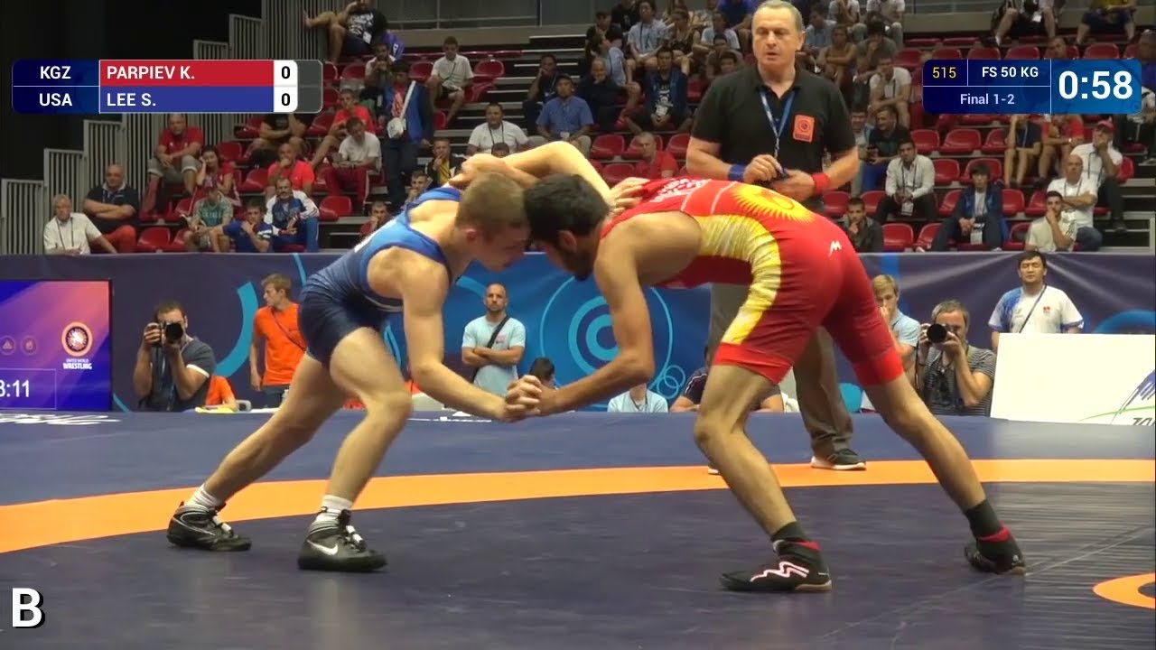 GOLD FS - 50 kg: S. LEE (USA) df. K. PARPIEV (KGZ), 11-9