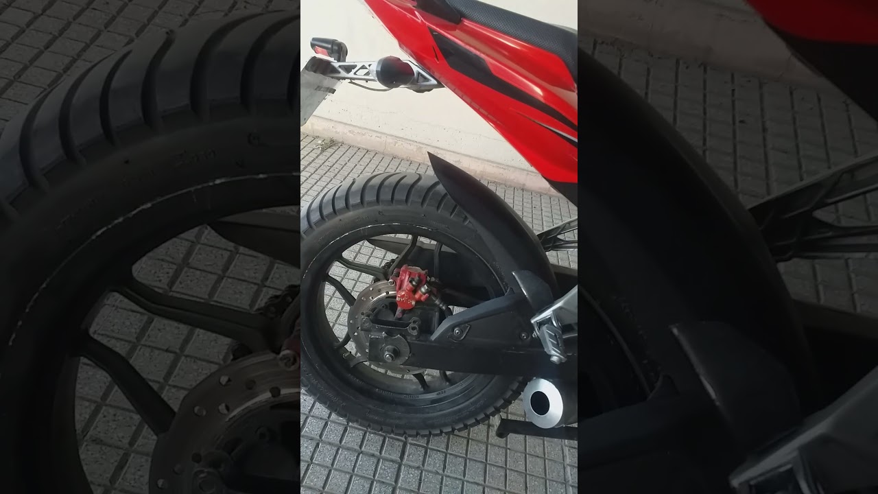 rouser ns200 curva de escape original con escape rr bien croto👌😎 
