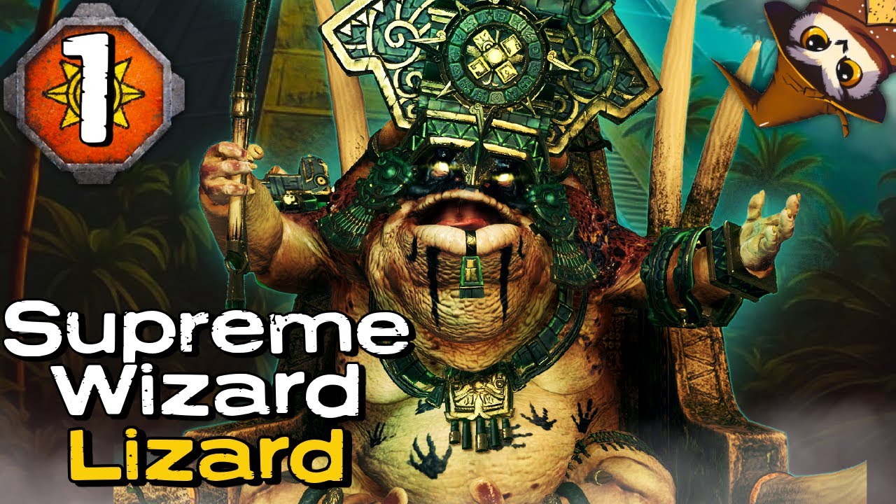 THE ULTIMATE WIZARD LIZARD WAKES! | Hexoatl Lizardmen | Total War Warhammer 3 IE Campaign #1