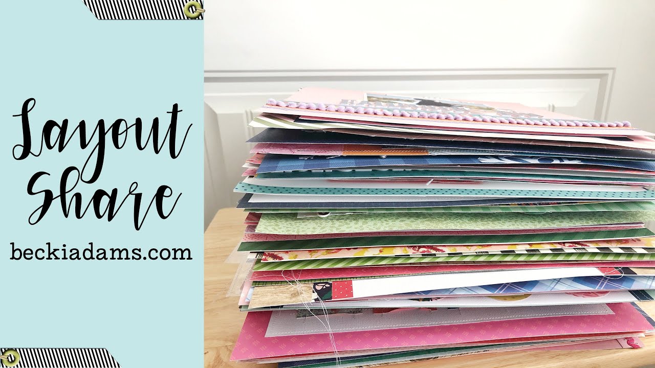 Scrapbooking Layout Share | December 2020 | Becki Adams