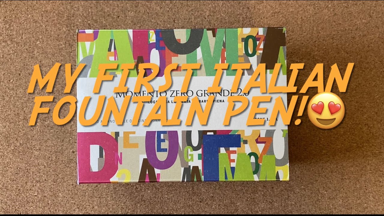 MY FIRST ITALIAN FOUNTAIN PEN!