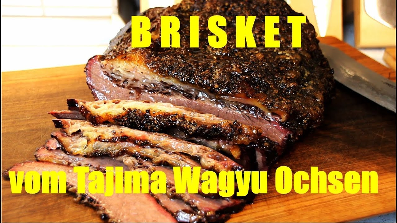 Brisket vom Tajima Wagyu Ochsen - auf dem Monolith Le Chef