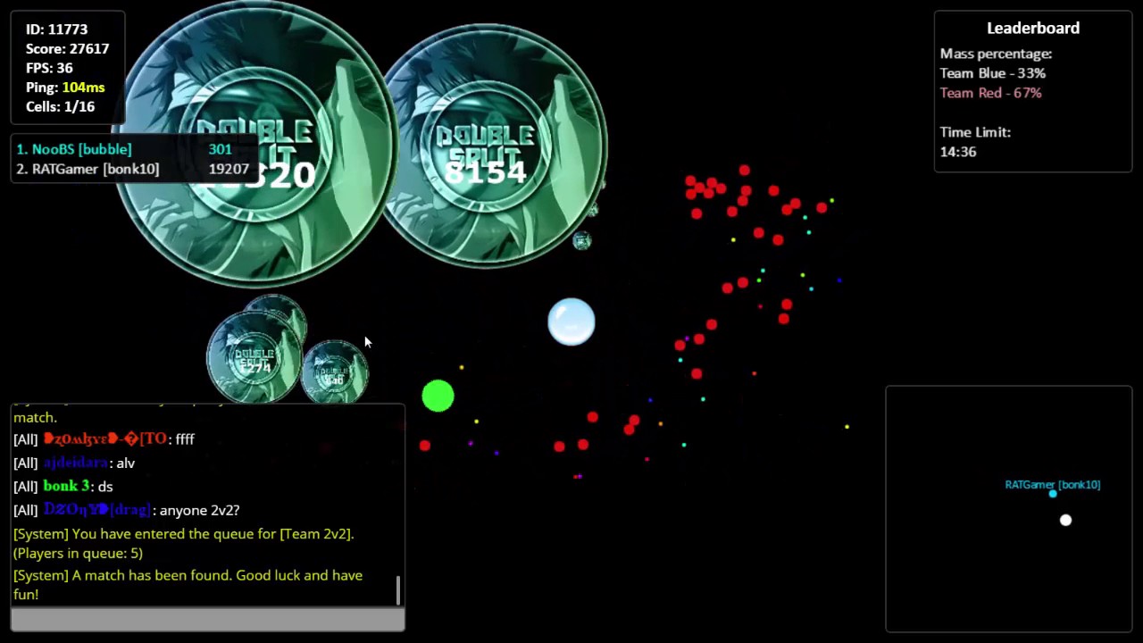 Gota.io SPLITRUNNING/ WIN/FAIL COMPLATION#7 /RATGamer