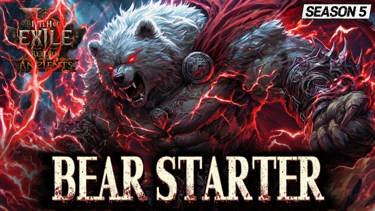 [0.5] PoE 2 BEAR TITAN | LEAGUE STARTER | Arbiter of Divinity | Warrior Build | Path of exile 2