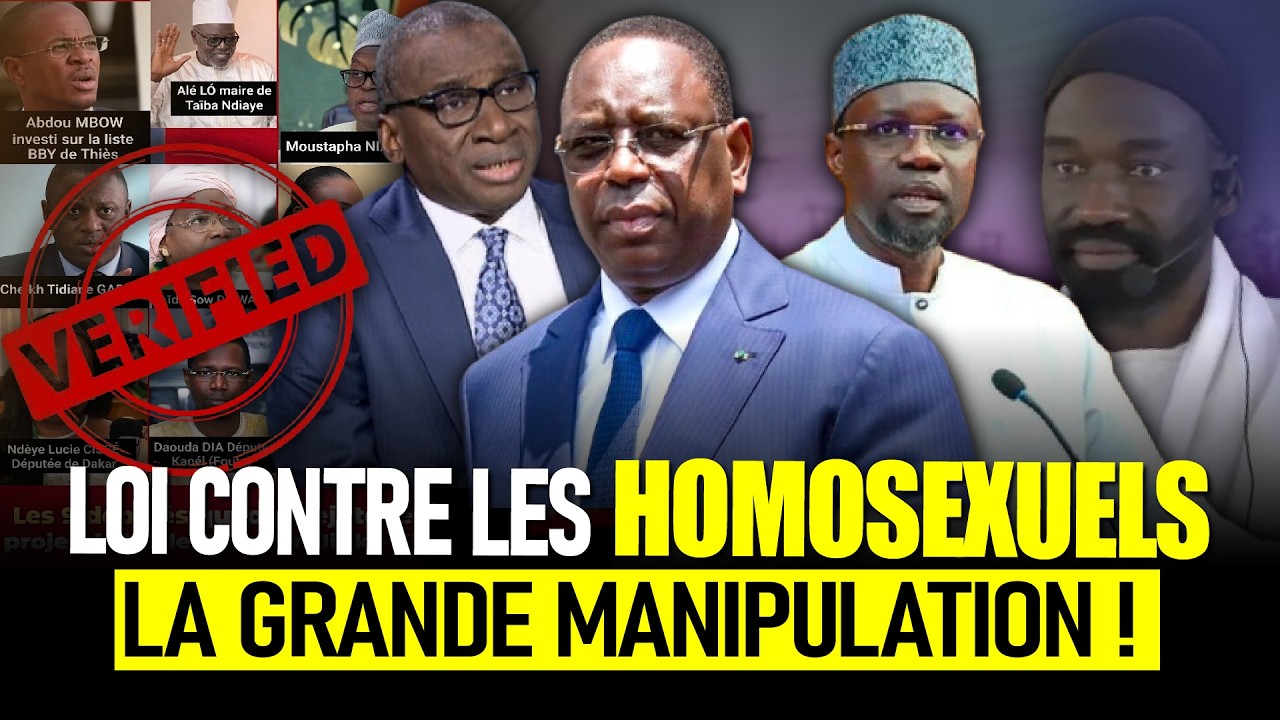 MANIPULATION : Loi sur l’homosexualité And Sàmm Jikko Yi vs PASTEF : Que disent les faits ? 🔍