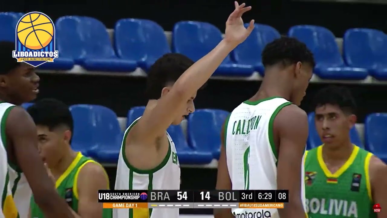 Las canastas de Bolivia en el debut del Sudamericano U-18 2022.