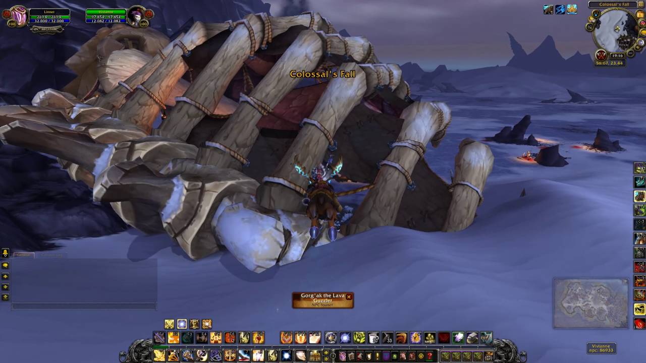 Colossal's Fall Explore Frostfire Ridge
