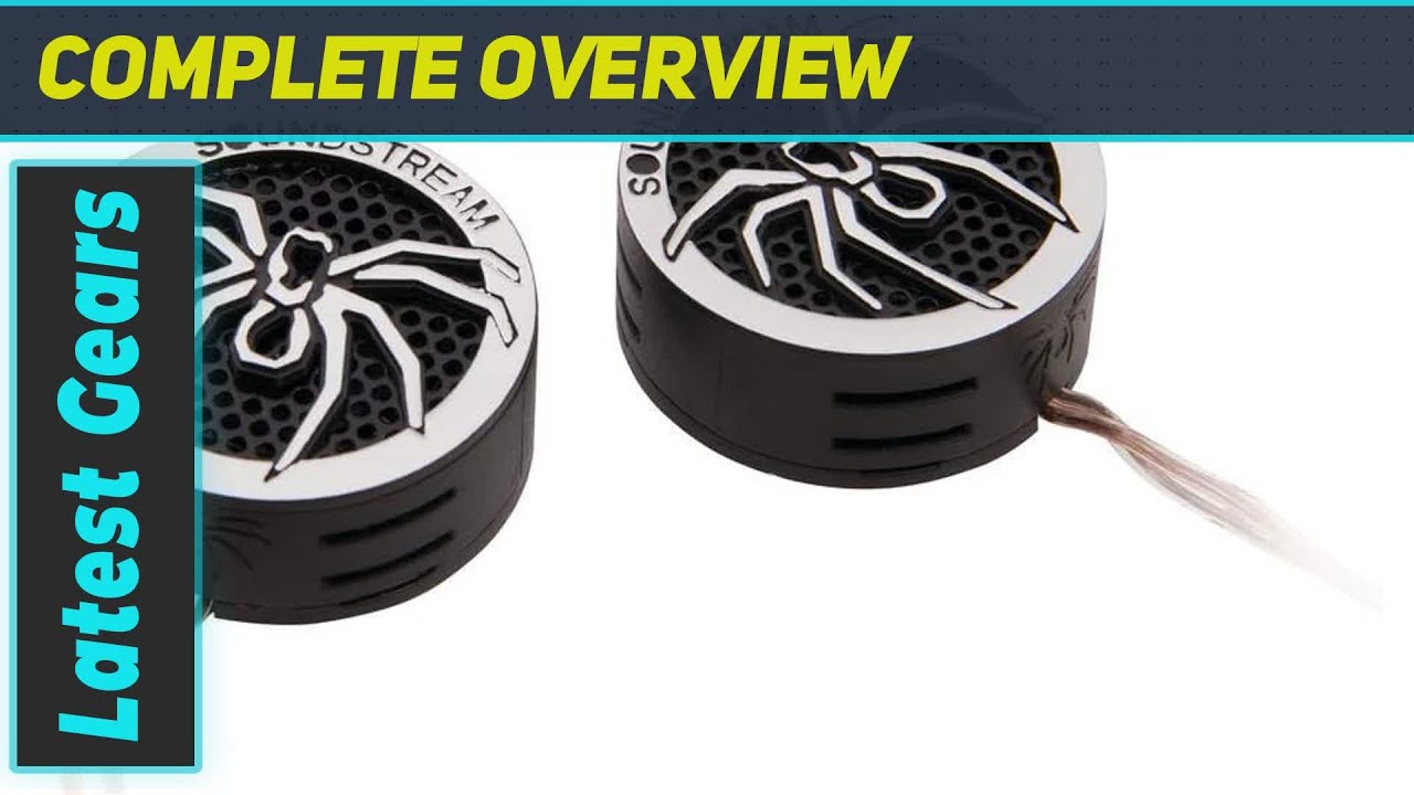 Soundstream TWT.5 1-Inch TWT Series PEI Dome Tweeters - Unleash Your Car Audio Experience!