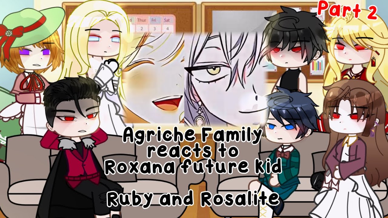 ~|Agriche Family Reacts To Roxana Future Kids|~|Rosalite and Ruby|~|Part 2|~