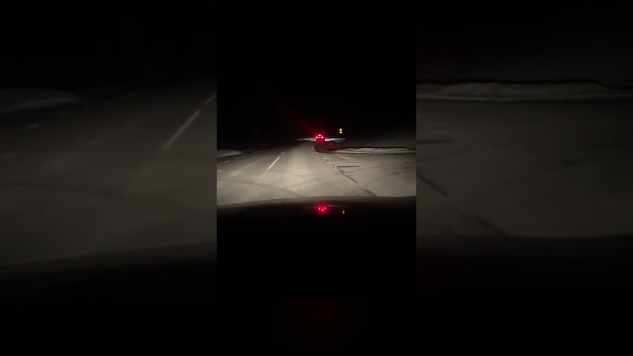 Relaxing night drive in Sweden 
