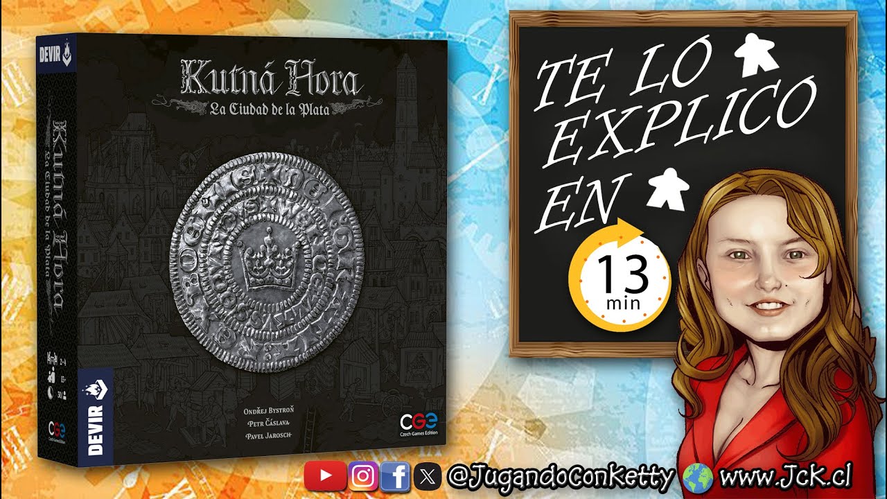 Kutná Hora en 14 minutos [Juego de Mesa / Cómo se Juega / JcK / Devir / CGE]