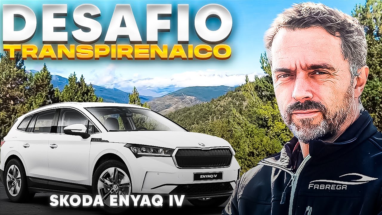 Skoda Enyaq IV 80 ¿Cruzaré los Pirineos de Mediterráneo a Cantábrico en 1 día con un 100% Eléctrico?