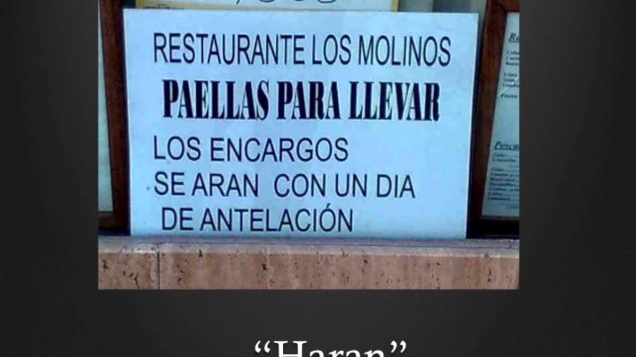 Errores ortogr&aacute;ficos