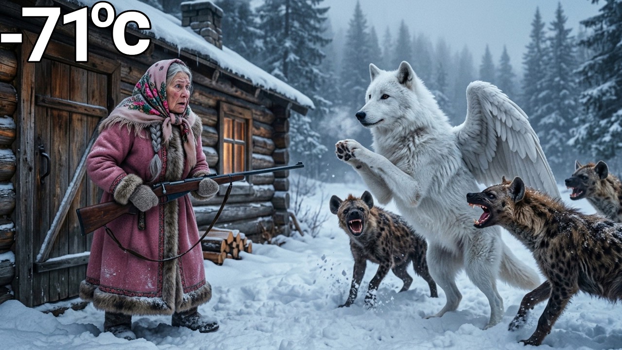 A 90 Year Old Woman Saved an Angel Wolf From Deadly Hyenas — Then a Miracle Happened  Yakutia,  71°C